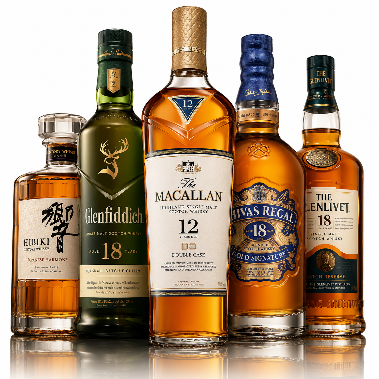 Colección Premium Exclusiva – 5 Whiskies